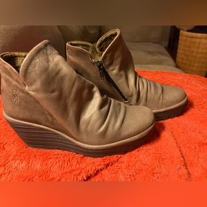 Fly London Leather Ankle Boots